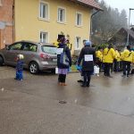 Die Aufstellung zum Umzug